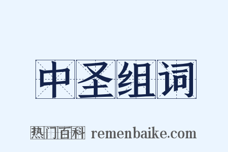 中圣组词是什么意思的图片